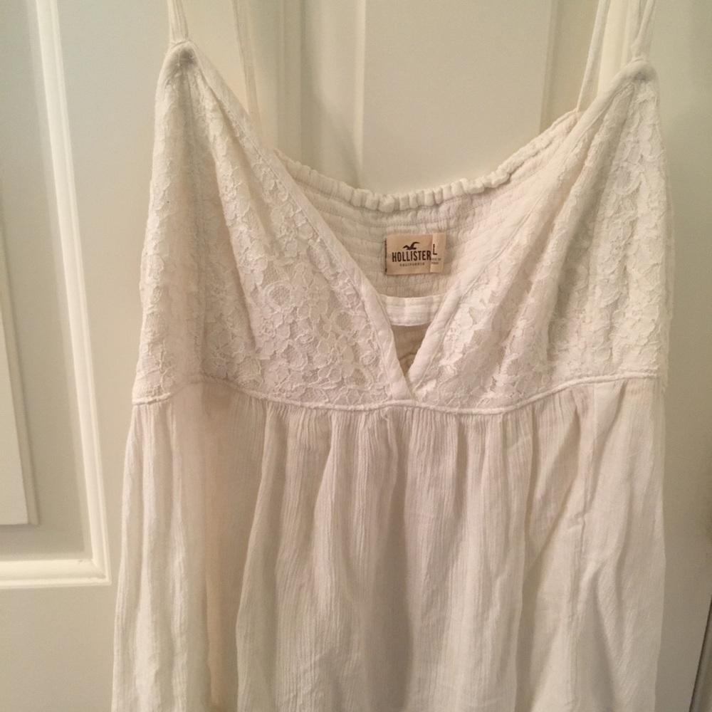 White Tank Top— v-neck & flowy